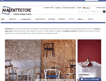 Tablet Screenshot of malfattistore.it